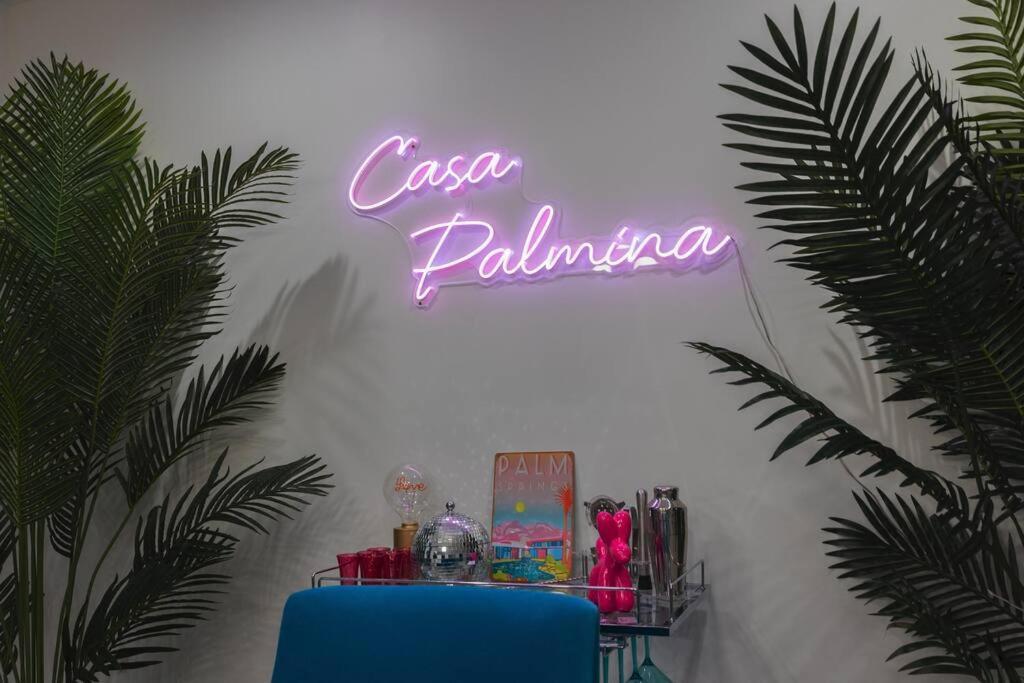 パーム・スプリングス Casa Palmina An Mcm Oasisヴィラ エクステリア 写真